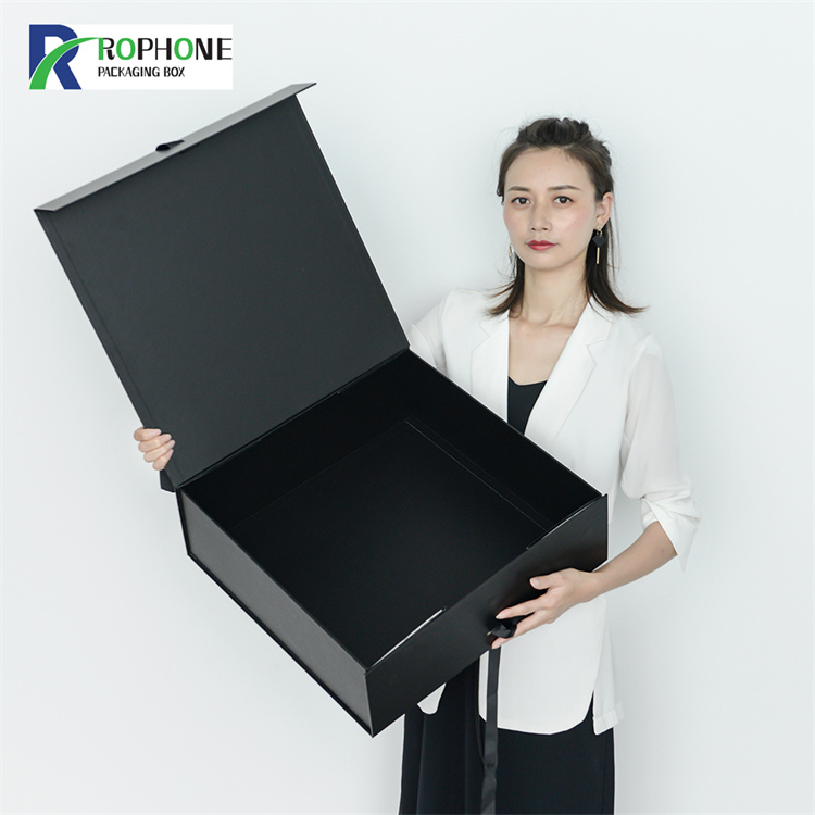 schwarze magnetische Geschenkbox