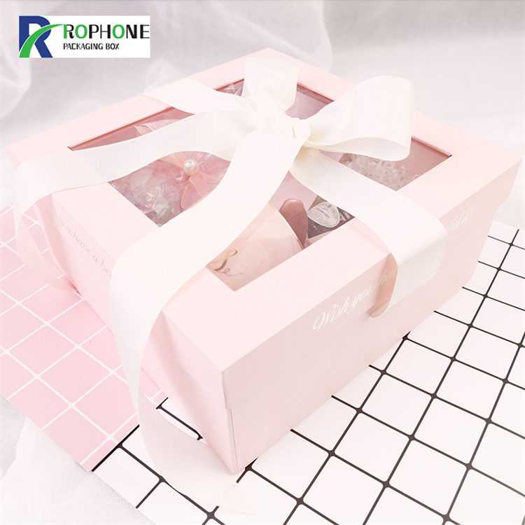 Geschenkboxen mit Fenster